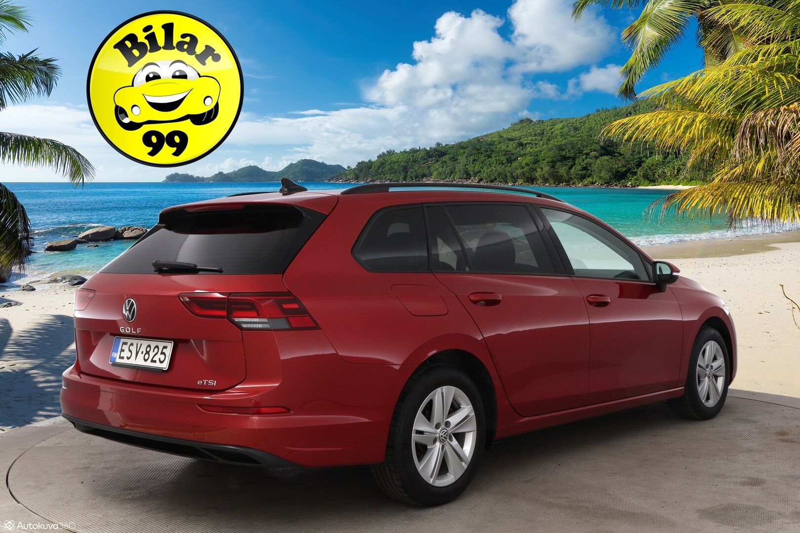 Volkswagen Golf 2021 Variant Comfort 1.0 eTSI (MHEV) 81 kW DSG-automaatti - Suomiauto / Webasto / Adapt.Vakkari / Digimittaristo / LED / Navi / KeylessGo / 2x Hyvät renkaat aluvantein!
