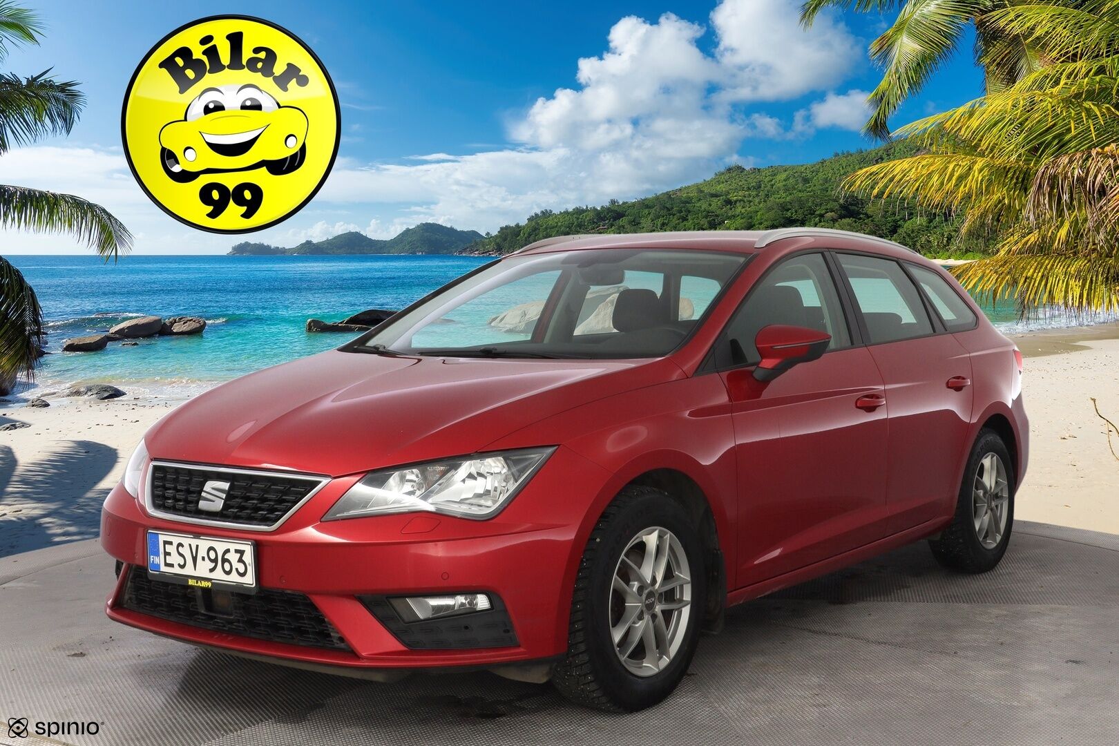 Seat Leon ST 2018 1.2 TSI 110 Style * Vakkari / Tutkat / Vetokoukku * - Viimeisin huolto 170tkm / Katsastus 2027 / Kahdet renkaat