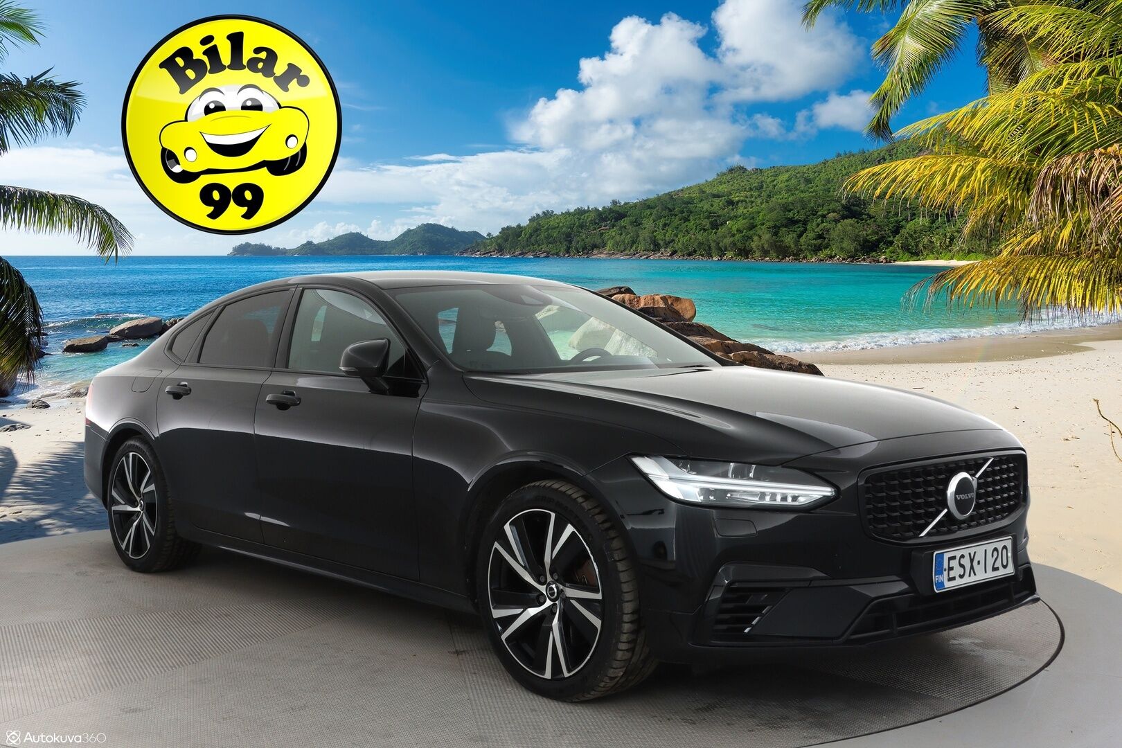 Volvo S90 2021 T8 TwE AWD Business R-Design aut. **Adapt.Vakkari / Webasto / Koukku / H&K / Muistipenkit / Apple&Android / P-Kamera** - 3,99 % KORKOTARJOUS TÄHÄN AUTOON - Upea ja hyvin varusteltu!
