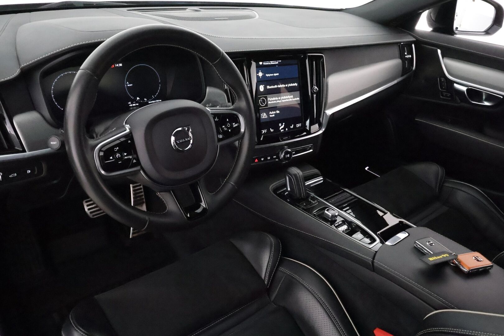 Volvo S90 2021 T8 TwE AWD Business R-Design aut. **Adapt.Vakkari / Webasto / Koukku / H&K / Muistipenkit / Apple&Android / P-Kamera** - 3,99 % KORKOTARJOUS TÄHÄN AUTOON - Upea ja hyvin varusteltu!