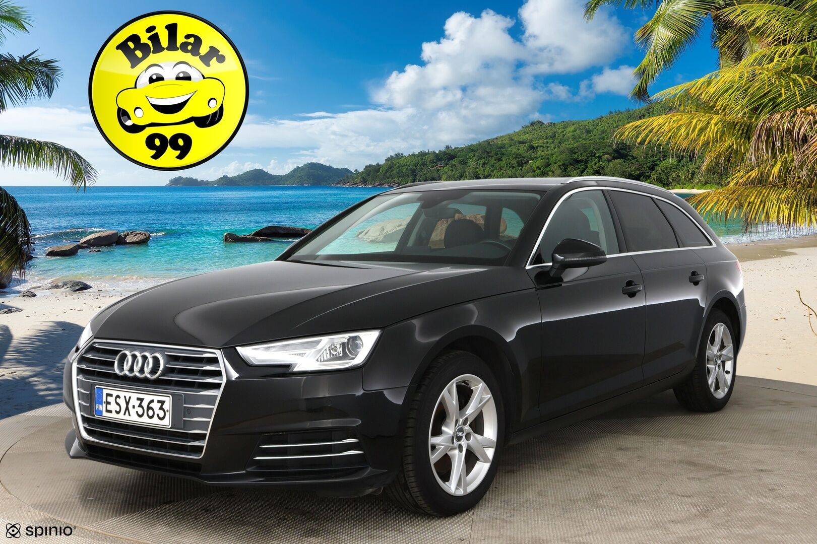 Audi A4 2017 Business Sport 2,0 TFSI 140 kW S tronic / Bi-Xenon / BLIS / Vakkari / P-Tutkat - Nahka-alcantara / Kaukovaloautomatiikka / Sähk. takaluukku / 2x Audin vanteet 