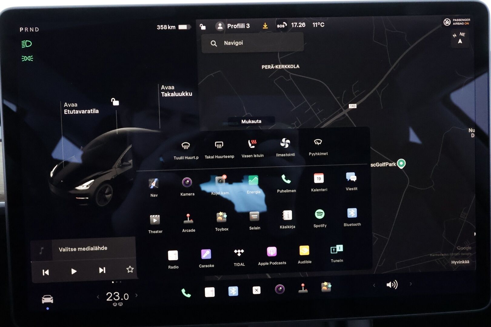 Tesla Model 3 2021 Long Range * Lasikatto / ILP / ACC / Matrix-LED / P.kamera / Muistipenkki / Premium Audio / Navi / Kaistavahti * - 1-om Suomi-auto / Akku kuntotarkastettu / 2x Latauskaapelit - HULLU BLACKWEEK KORKOTARJOUS 2,49%