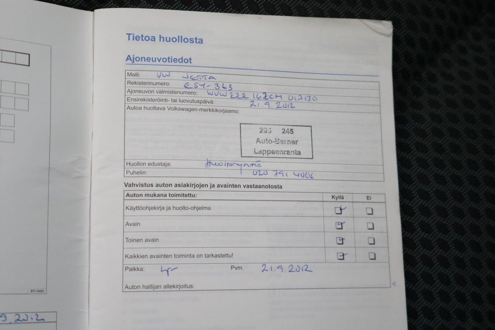 Volkswagen Jetta 2012 Comfortline 1,4 TSI 90 kW (122 hv) - | Suomi-auto | Vakionopeudensäädin | Huoltokirja | Kahdet renkaat | Juuri katsastettu | Myydään vaan huutokaupat.com https://huutokaupat.com/kohde/6621176/volkswagen-jetta-2012