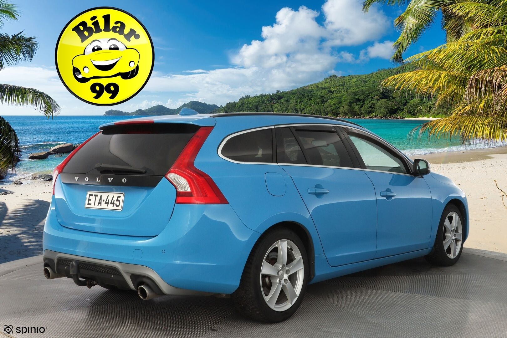 Volvo V60 2014 D4 AWD R-Design aut *ACC / WEBASTO / KATTOLUUKKU / BLIS / KOUKKU / VOC / TUTKAT* - Jakopää tehty 229tkm! / Kahdet renkaat aluvantein - HULLU BLACKWEEK KORKOTARJOUS 2,49%