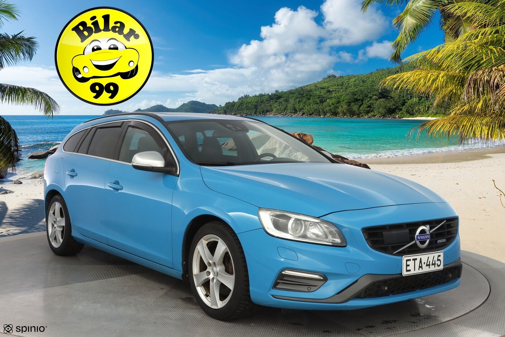 Volvo V60 2014 D4 AWD R-Design aut *ACC / WEBASTO / KATTOLUUKKU / BLIS / KOUKKU / VOC / TUTKAT* - Jakopää tehty 229tkm! / Kahdet renkaat aluvantein - HULLU BLACKWEEK KORKOTARJOUS 2,49%