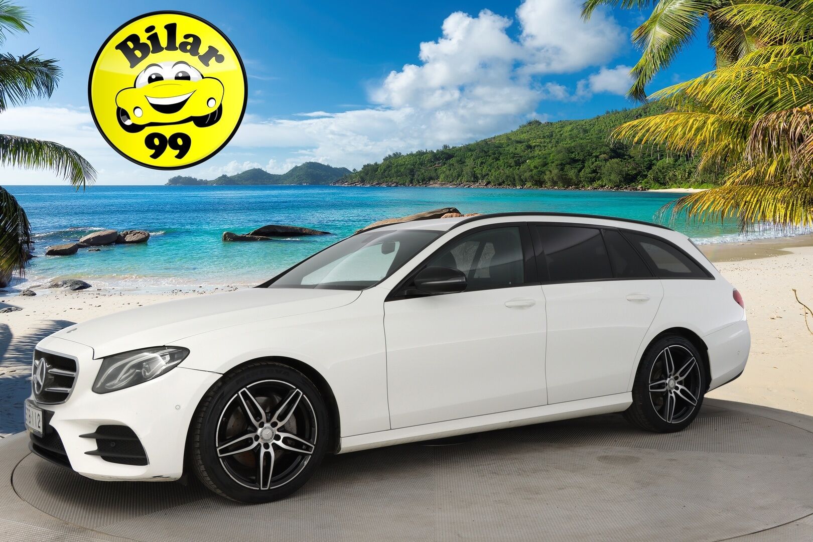 Mercedes-Benz E 2017 220d T A Premium Business AMG - AMG sisä- ja ulkopaketti/  Koukku/  Kamera/  Sporttipenkit/  Ambient*