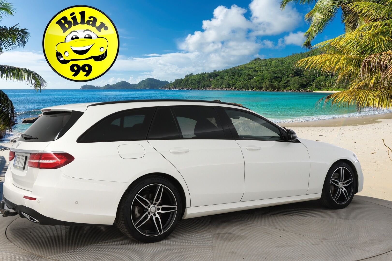Mercedes-Benz E 2017 220d T A Premium Business AMG - AMG sisä- ja ulkopaketti/  Koukku/  Kamera/  Sporttipenkit/  Ambient*