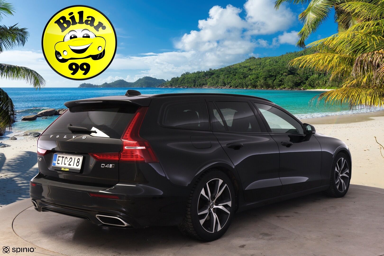 Volvo V60 2020 D4 AWD Business R-Design aut *Webasto / Sähkömuisti kuskin penkki / P. kamera / ACC / BLISS / Vetokoukku / Keyless* - Suomi-auto / Juuri huollettu / Volvo On Call / High performance Audio / Ratinlämmitys / Puskurin alle taittuva vetokoukku / Full-LED Active High Beam 