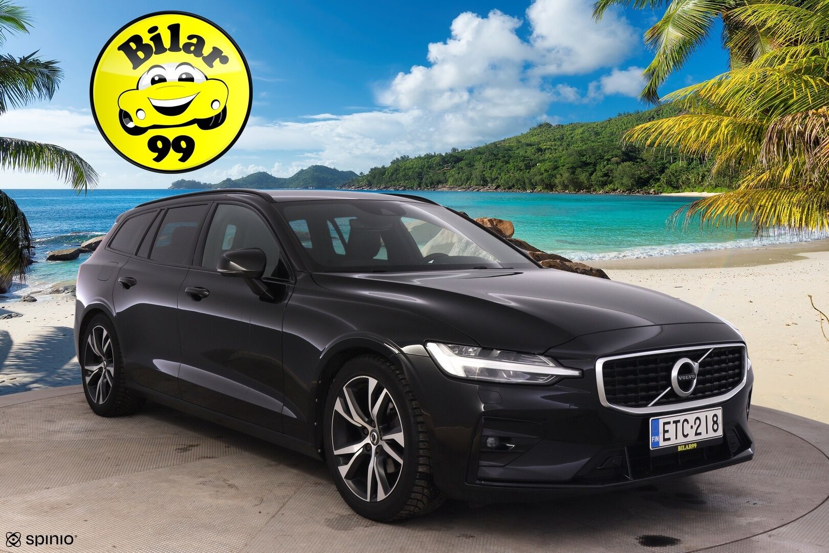 Volvo V60 2020 D4 AWD Business R-Design aut *Webasto / Sähkömuisti kuskin penkki / P. kamera / ACC / BLISS / Vetokoukku / Keyless* - Suomi-auto / Juuri huollettu / Volvo On Call / High performance Audio / Ratinlämmitys / Puskurin alle taittuva vetokoukku / Full-LED Active High Beam 