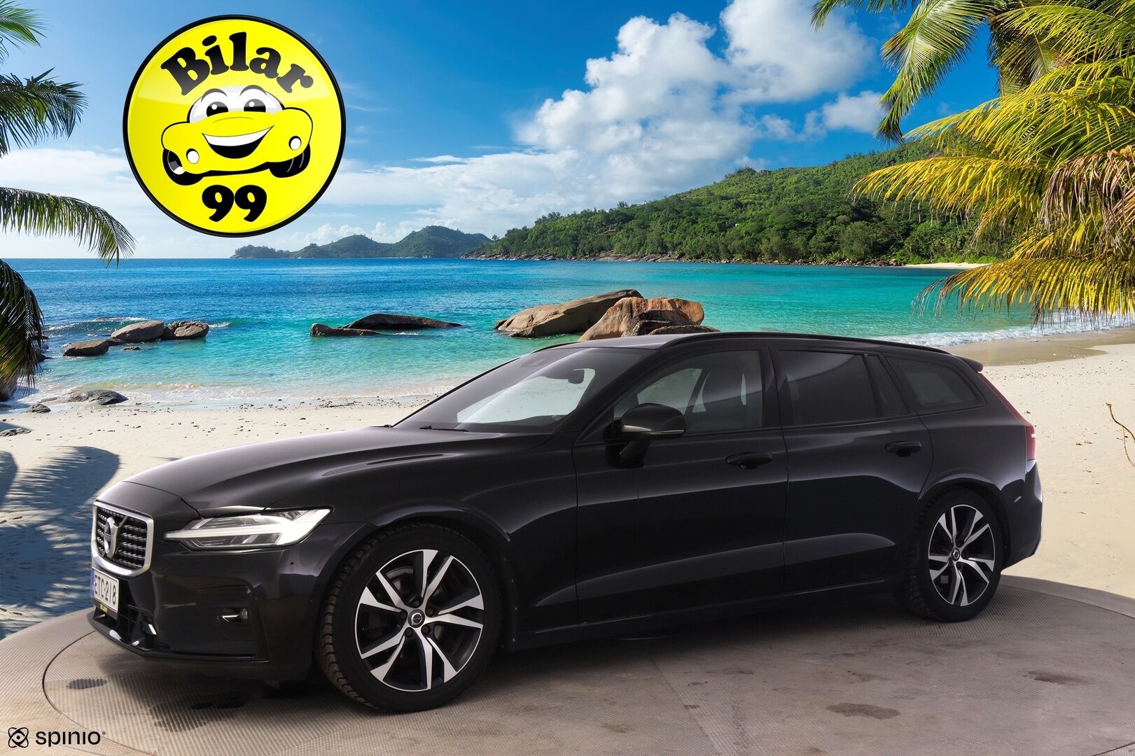 Volvo V60 2020 D4 AWD Business R-Design aut *Webasto / Sähkömuisti kuskin penkki / P. kamera / ACC / BLISS / Vetokoukku / Keyless* - Suomi-auto / Juuri huollettu / Volvo On Call / High performance Audio / Ratinlämmitys / Puskurin alle taittuva vetokoukku / Full-LED Active High Beam 