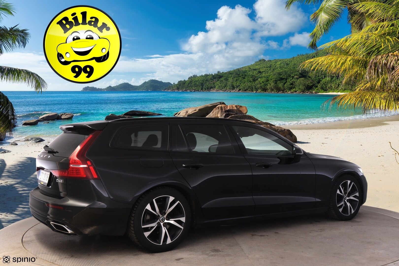 Volvo V60 2020 D4 AWD Business R-Design aut *Webasto / Sähkömuisti kuskin penkki / P. kamera / ACC / BLISS / Vetokoukku / Keyless* - Suomi-auto / Juuri huollettu / Volvo On Call / High performance Audio / Ratinlämmitys / Puskurin alle taittuva vetokoukku / Full-LED Active High Beam 