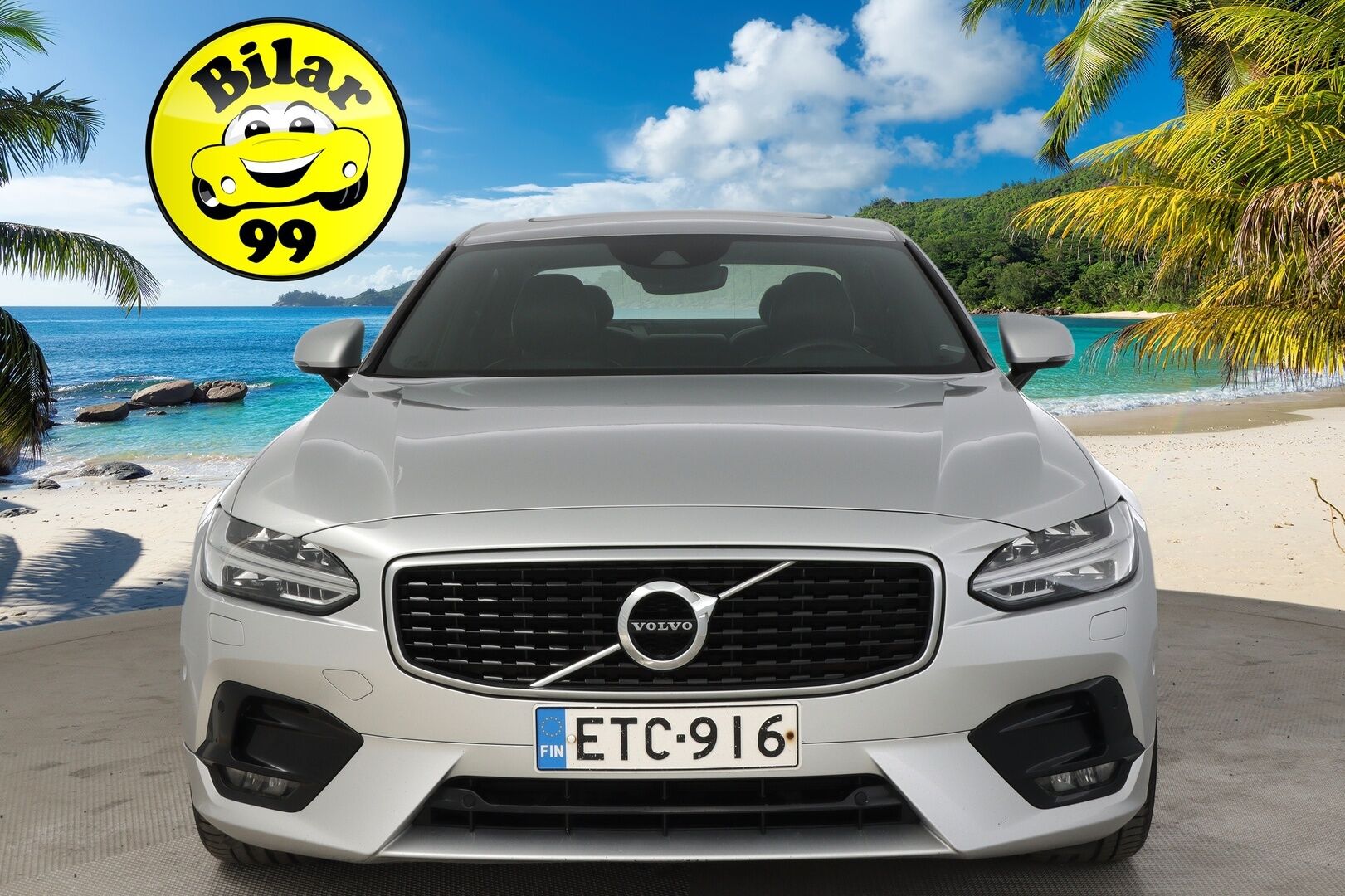 Volvo S90 2018 D4 AWD R-Design aut *Muistipenkki / ACC / BLIS / Vetokoukku / Webasto / Lasikattoluukku* - *Seuraava katsastus 4/26 / 2x Hyvät renkaat ja alumiinivanteet*