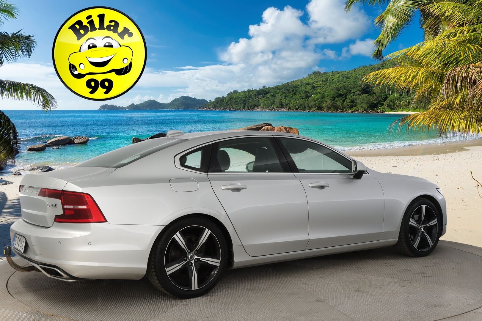 Volvo S90 2018 D4 AWD R-Design aut *Muistipenkki / ACC / BLIS / Vetokoukku / Webasto / Lasikattoluukku* - *Seuraava katsastus 4/26 / 2x Hyvät renkaat ja alumiinivanteet*