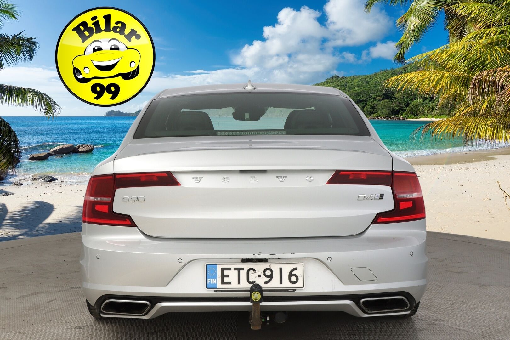 Volvo S90 2018 D4 AWD R-Design aut *Muistipenkki / ACC / BLIS / Vetokoukku / Webasto / Lasikattoluukku* - *Seuraava katsastus 4/26 / 2x Hyvät renkaat ja alumiinivanteet*