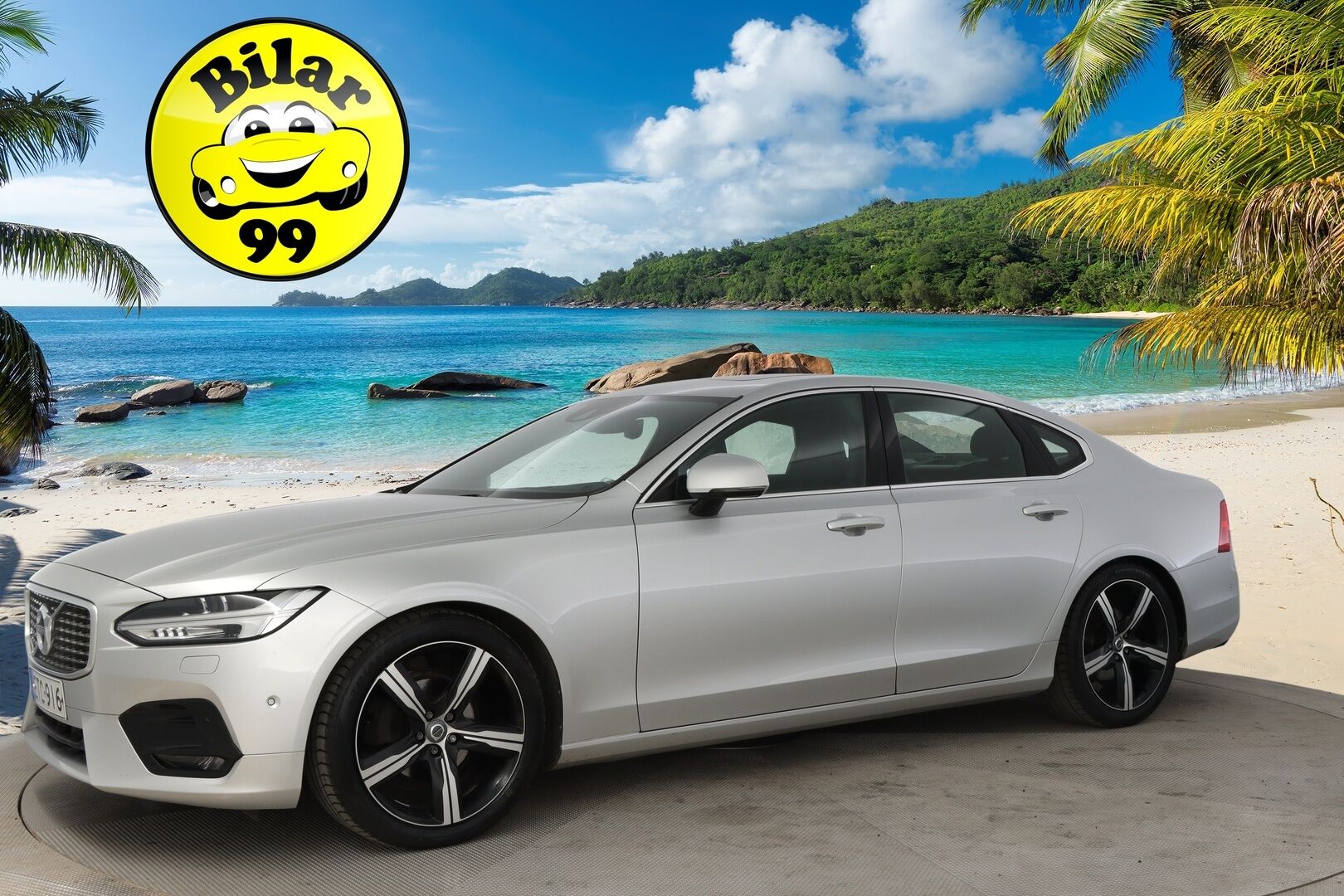 Volvo S90 2018 D4 AWD R-Design aut *Muistipenkki / ACC / BLIS / Vetokoukku / Webasto / Lasikattoluukku* - *Seuraava katsastus 4/26 / 2x Hyvät renkaat ja alumiinivanteet*