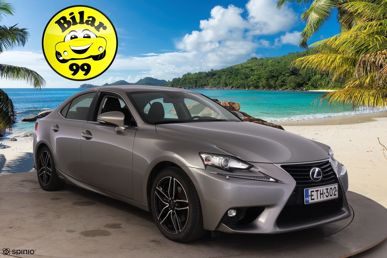 Lexus IS 2015 IS300H Hybrid A Comfort *KeylessGo / Puolinahat / Lohko S.Pistoke / Vakkari / P.Kamera* - Hieno Lexus huippurenkain sekä erittäin särmällä huoltohistorialla!