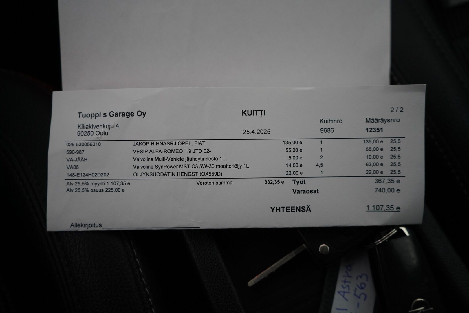 Opel Astra 2011 MYYDÄÄN HUUTOKAUPAT.COM