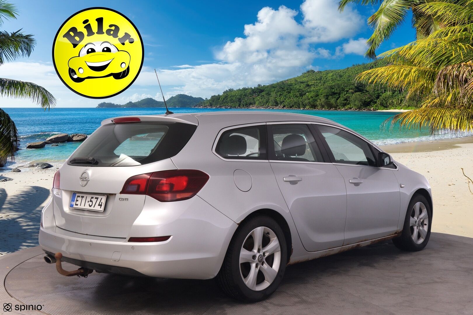 Opel Astra 2011 Sport Tourer Sport 2,0 CDTI 118kW AT6 - Myydään Huutokaupat.com - | Koukku | Vakkari | Lohko lämmitin | 2x Hyvät renkaat | 