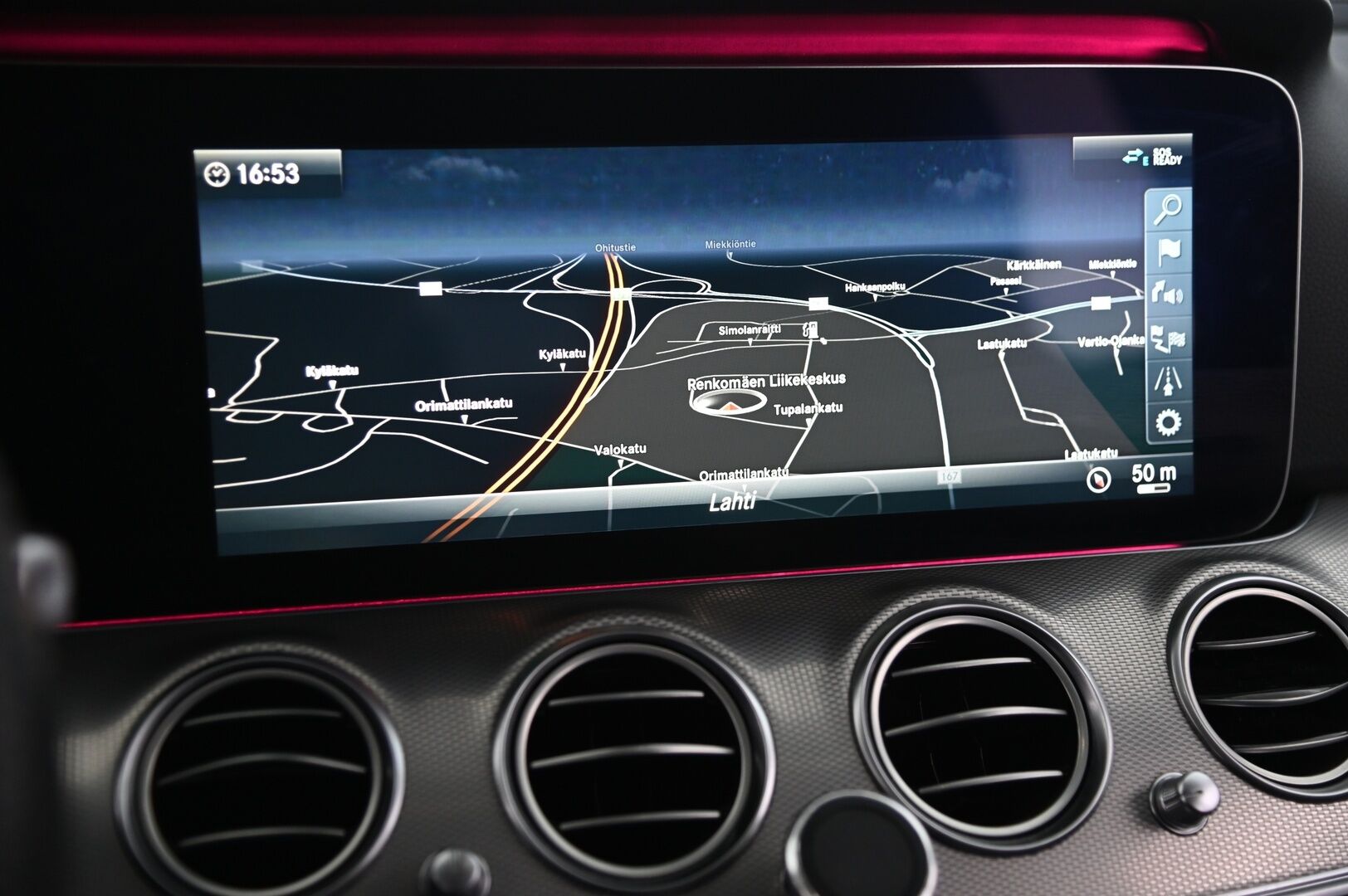 Mercedes-Benz E 2017 220 d T A Premium Business - Hierovat penkit | DTR+ | HUD | Widescreen | Koukku | Navi | P.Kamera | Muistipenkit | g9 | 2x renkaat&alumiinivanteet