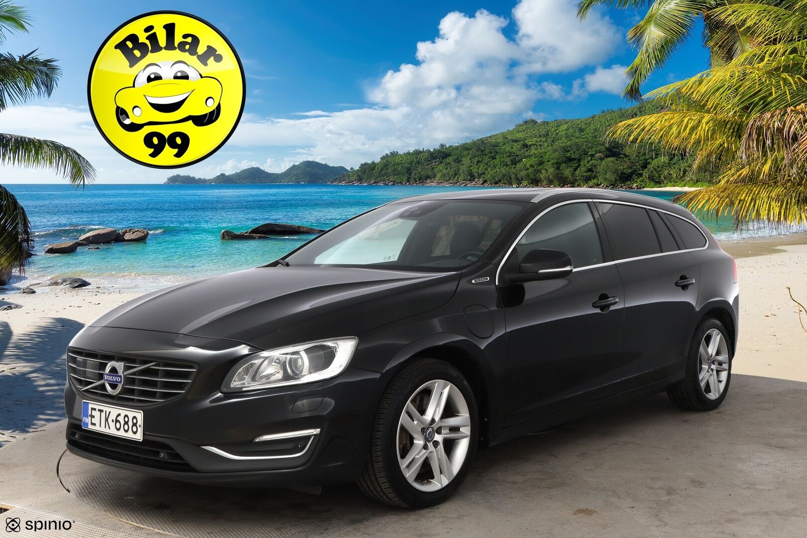 Volvo V60 2016 D5 AWD Twin Engine Summum aut - Webasto / Adapt.Vakkari / Kattoluukku / Peruutuskamera / Vetokoukku / BLIS / Nahkasisusta / Keyless / Huippuvarusteet!