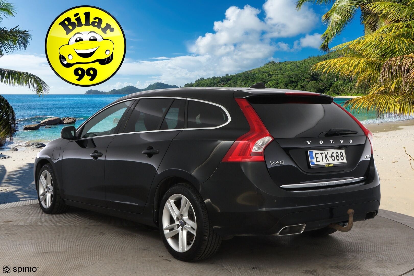 Volvo V60 2016 D5 AWD Twin Engine Summum aut - Webasto / Adapt.Vakkari / Kattoluukku / Peruutuskamera / Vetokoukku / BLIS / Nahkasisusta / Keyless / Huippuvarusteet!