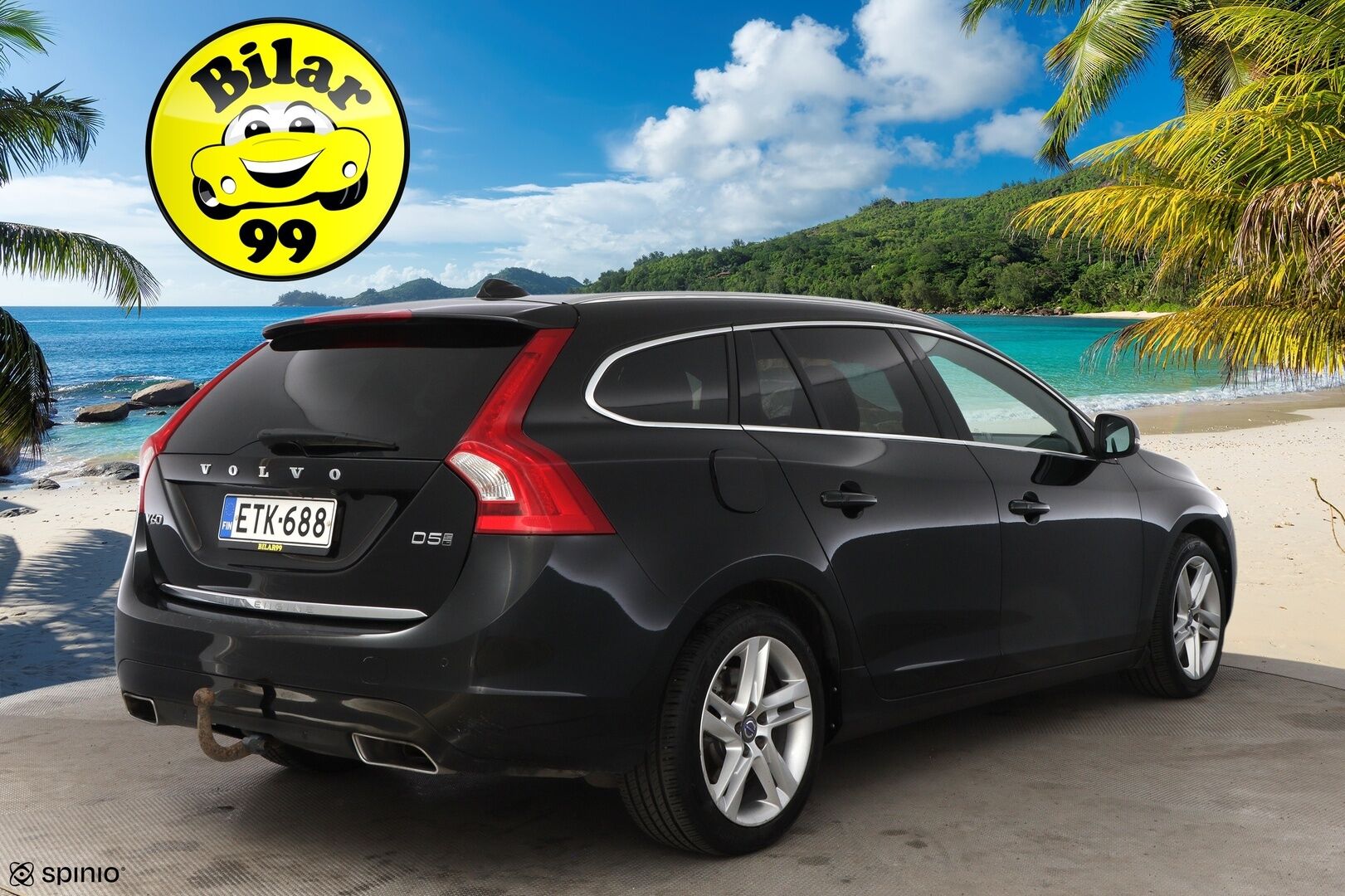 Volvo V60 2016 D5 AWD Twin Engine Summum aut - Webasto / Adapt.Vakkari / Kattoluukku / Peruutuskamera / Vetokoukku / BLIS / Nahkasisusta / Keyless / Huippuvarusteet!