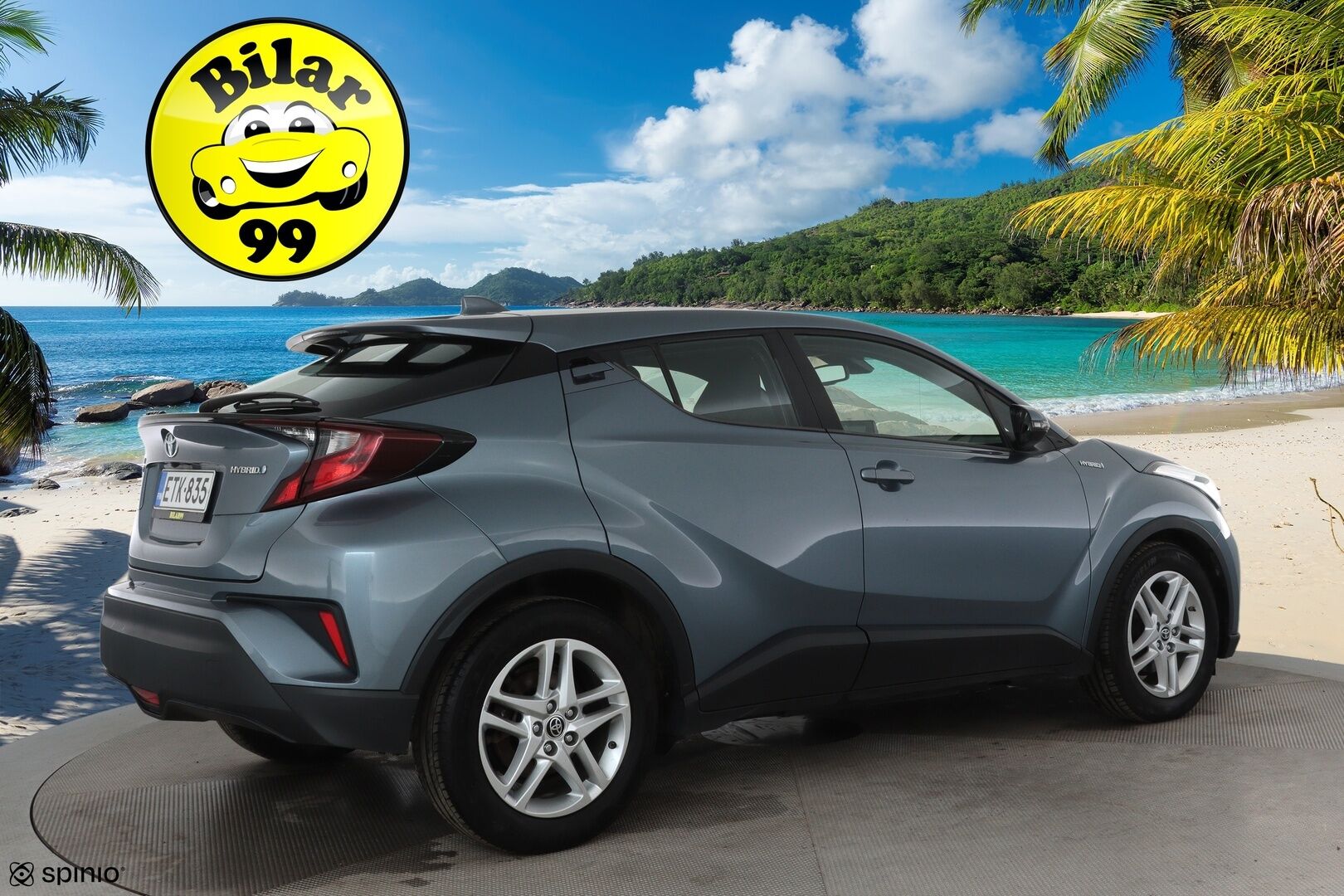 Toyota C-HR 2020 1,8 Hybrid Active **Webasto / Adapt.Vakkari / LED-valot / P.kamera / Navi / Kaistavahti / Apple&Android / KeylessGO** - Merkkihuollettu Suomi-auto / Kahdet renkaat
