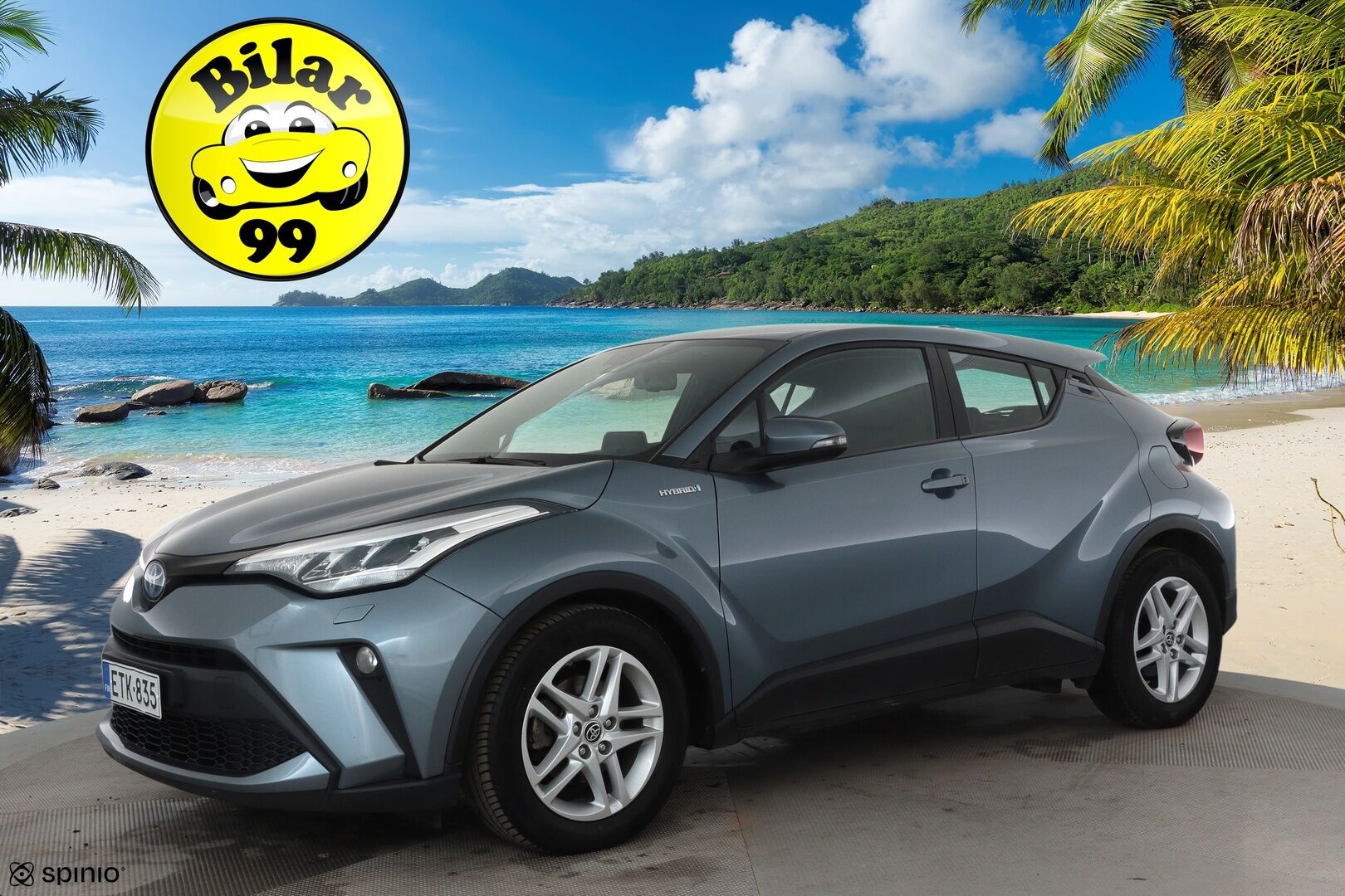 Toyota C-HR 2020 1,8 Hybrid Active **Webasto / Adapt.Vakkari / LED-valot / P.kamera / Navi / Kaistavahti / Apple&Android / KeylessGO** - Merkkihuollettu Suomi-auto / Kahdet renkaat
