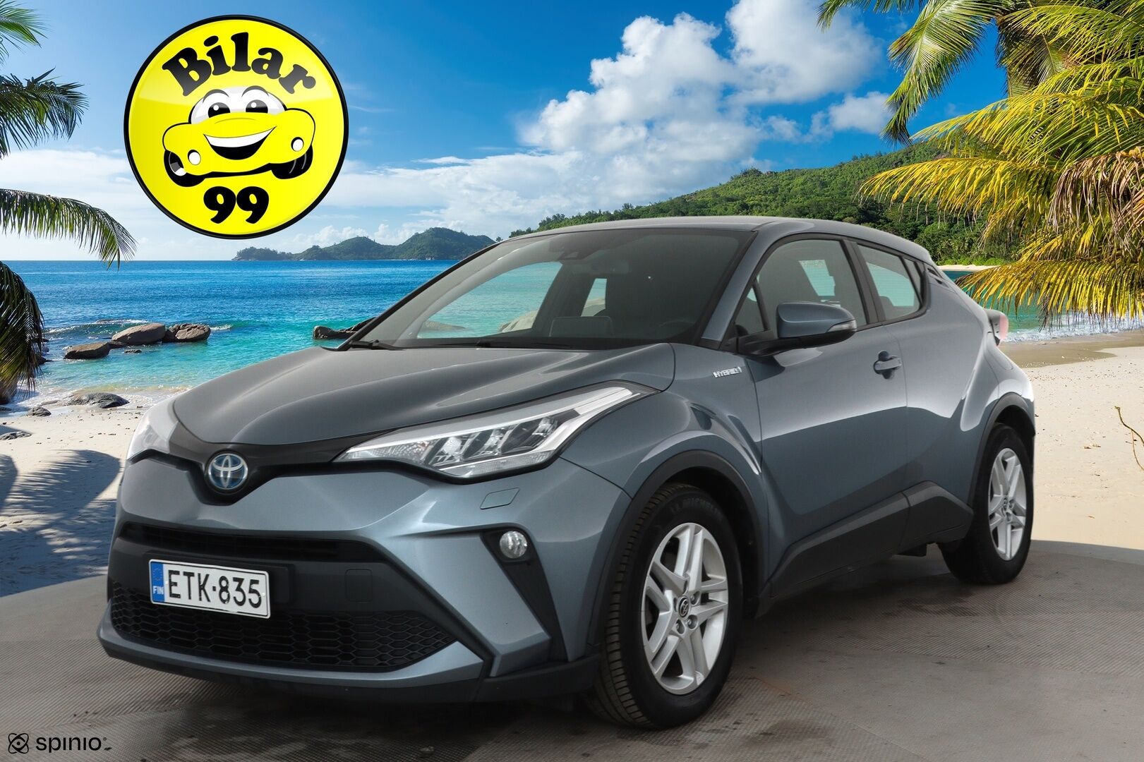 Toyota C-HR 2020 1,8 Hybrid Active **Webasto / Adapt.Vakkari / LED-valot / P.kamera / Navi / Kaistavahti / Apple&Android / KeylessGO** - Merkkihuollettu Suomi-auto / Kahdet renkaat