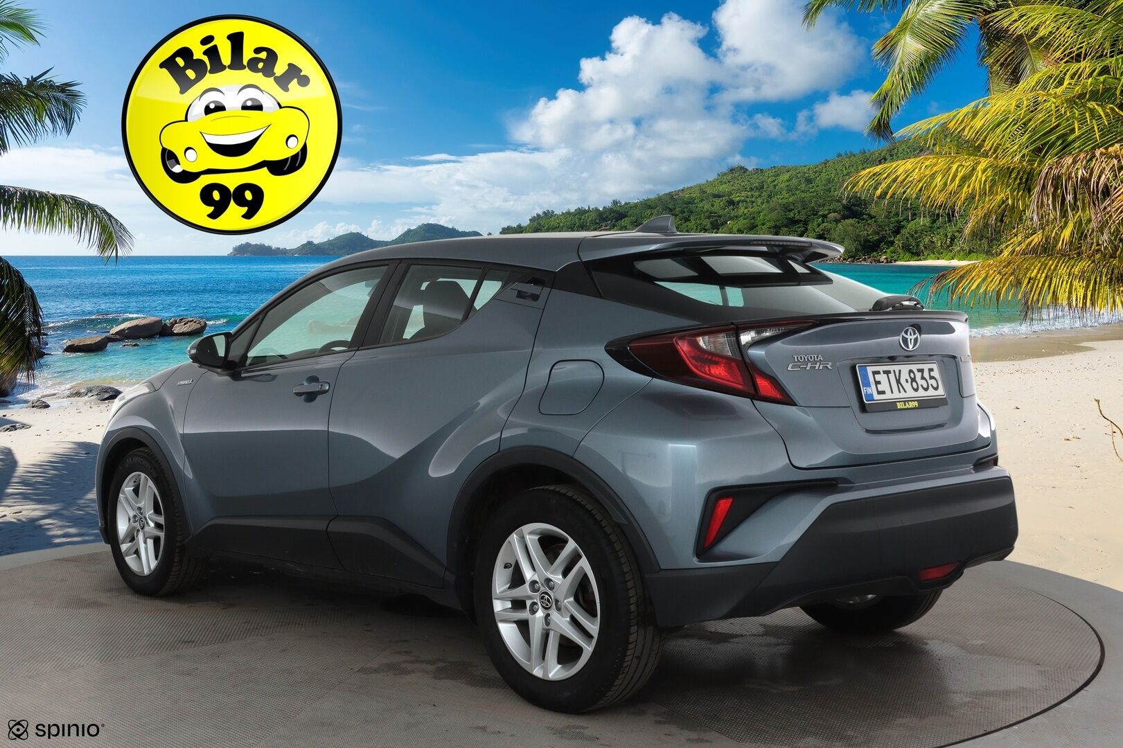 Toyota C-HR 2020 1,8 Hybrid Active **Webasto / Adapt.Vakkari / LED-valot / P.kamera / Navi / Kaistavahti / Apple&Android / KeylessGO** - Merkkihuollettu Suomi-auto / Kahdet renkaat