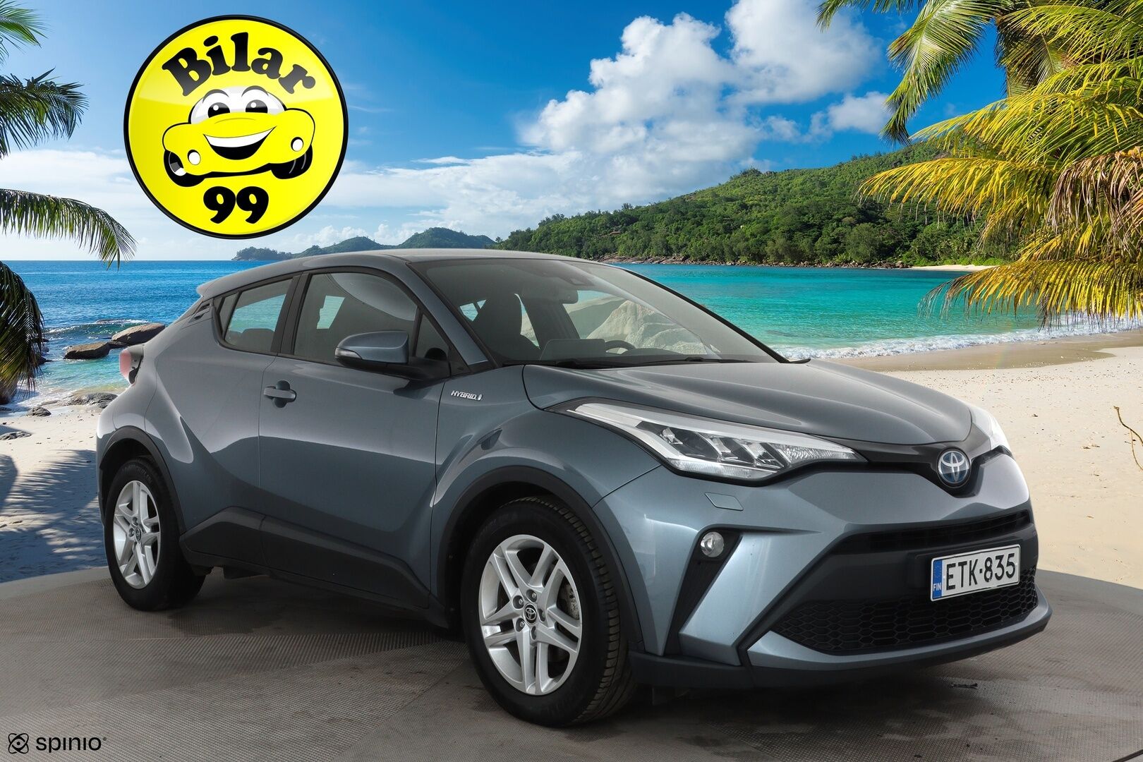 Toyota C-HR 2020 1,8 Hybrid Active **Webasto / Adapt.Vakkari / LED-valot / P.kamera / Navi / Kaistavahti / Apple&Android / KeylessGO** - Merkkihuollettu Suomi-auto / Kahdet renkaat