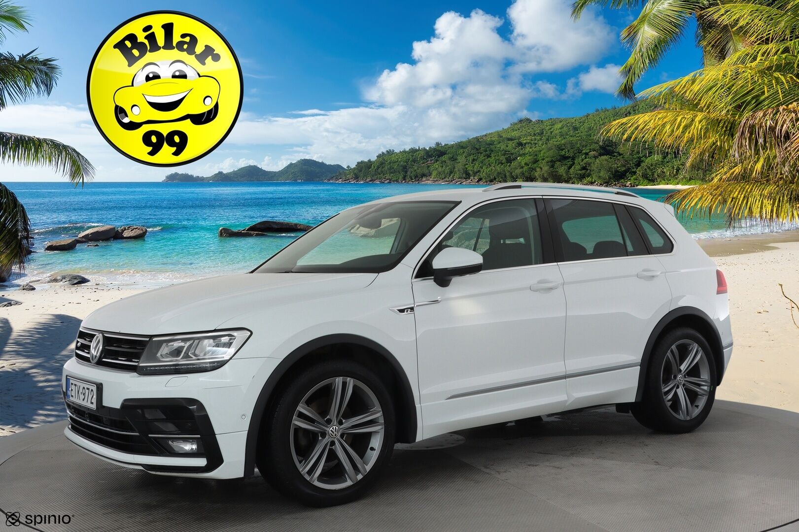 Volkswagen Tiguan 2020 R-Line 1,5 TSI EVO 110 kW DSG **ACC / Webasto / LED / 360° Kamera / Navi / Kaistavahti / Hierovat penkit / Keyless** - 1-om Suomi-auto / Kahdet Renkaat / Merkkihuollettu!