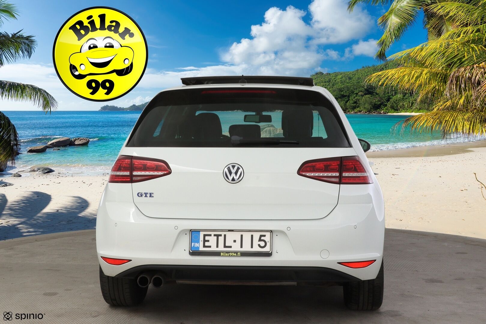 Volkswagen Golf 2015 GTE Plug-In Hybrid 150 kW (204 hv) DSG-automaatti * Kattoluukku / ACC / BLIS / KeyLess / Navi / Tutkat * - Merkkihuollettu! / Kahdet hyvät renkaat / Siisti! 