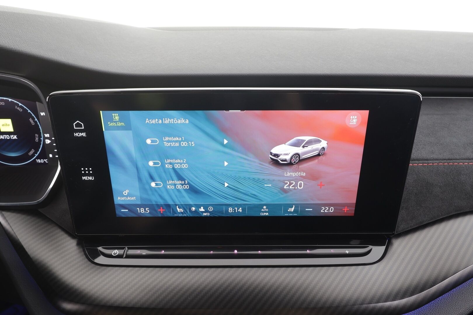 Skoda Octavia 2021 2,0 TSI RS DSG Autom. - | Canton | ACC | Webasto | P.Kamera | Matrix-LED | Kaistavahti | Digimittaristo | Navi | Keyless | Suomi-auto | Merkkihuollot | Kahdet renkaat |