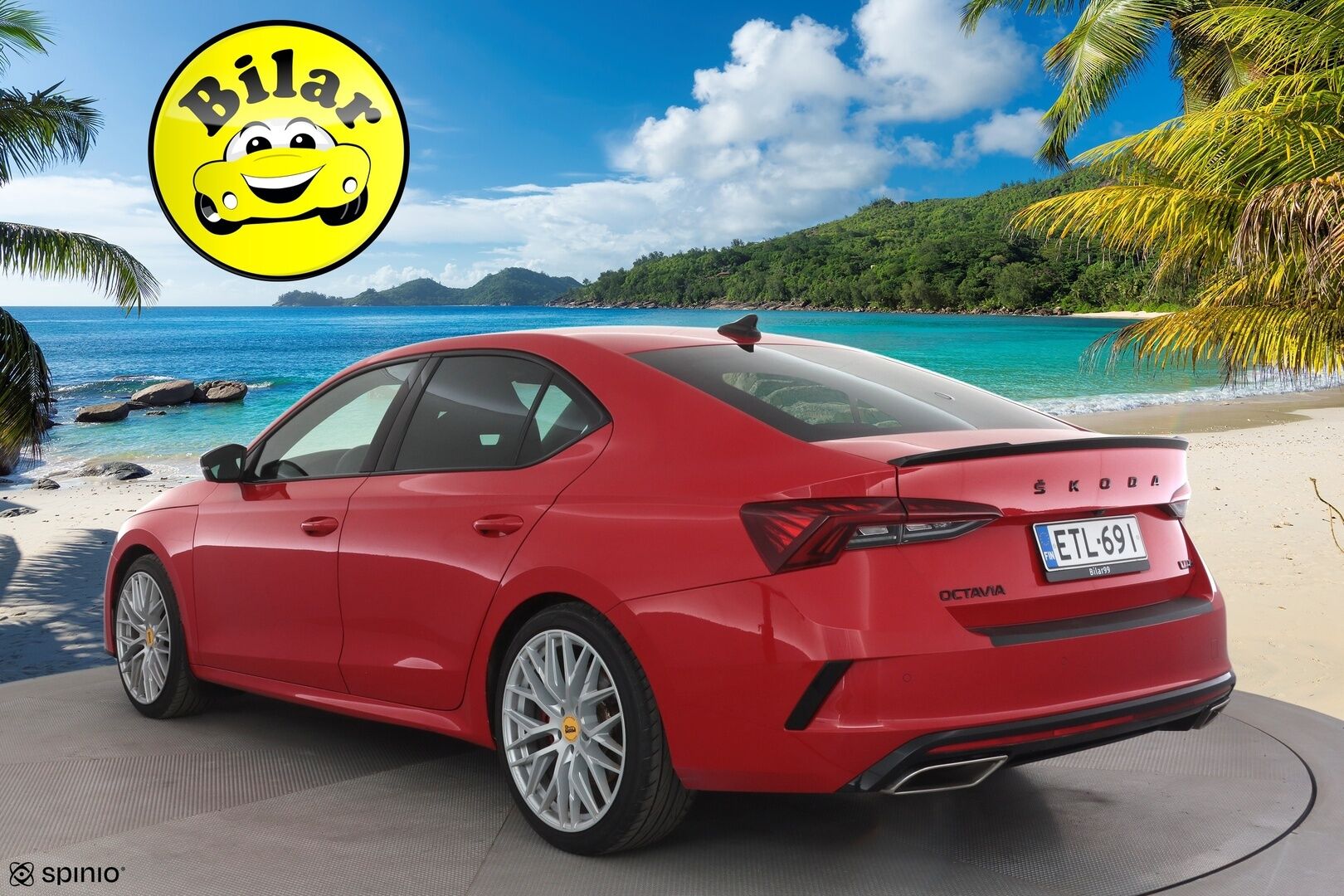 Skoda Octavia 2021 2,0 TSI RS DSG Autom. - | Canton | ACC | Webasto | P.Kamera | Matrix-LED | Kaistavahti | Digimittaristo | Navi | Keyless | Suomi-auto | Merkkihuollot | Kahdet renkaat |