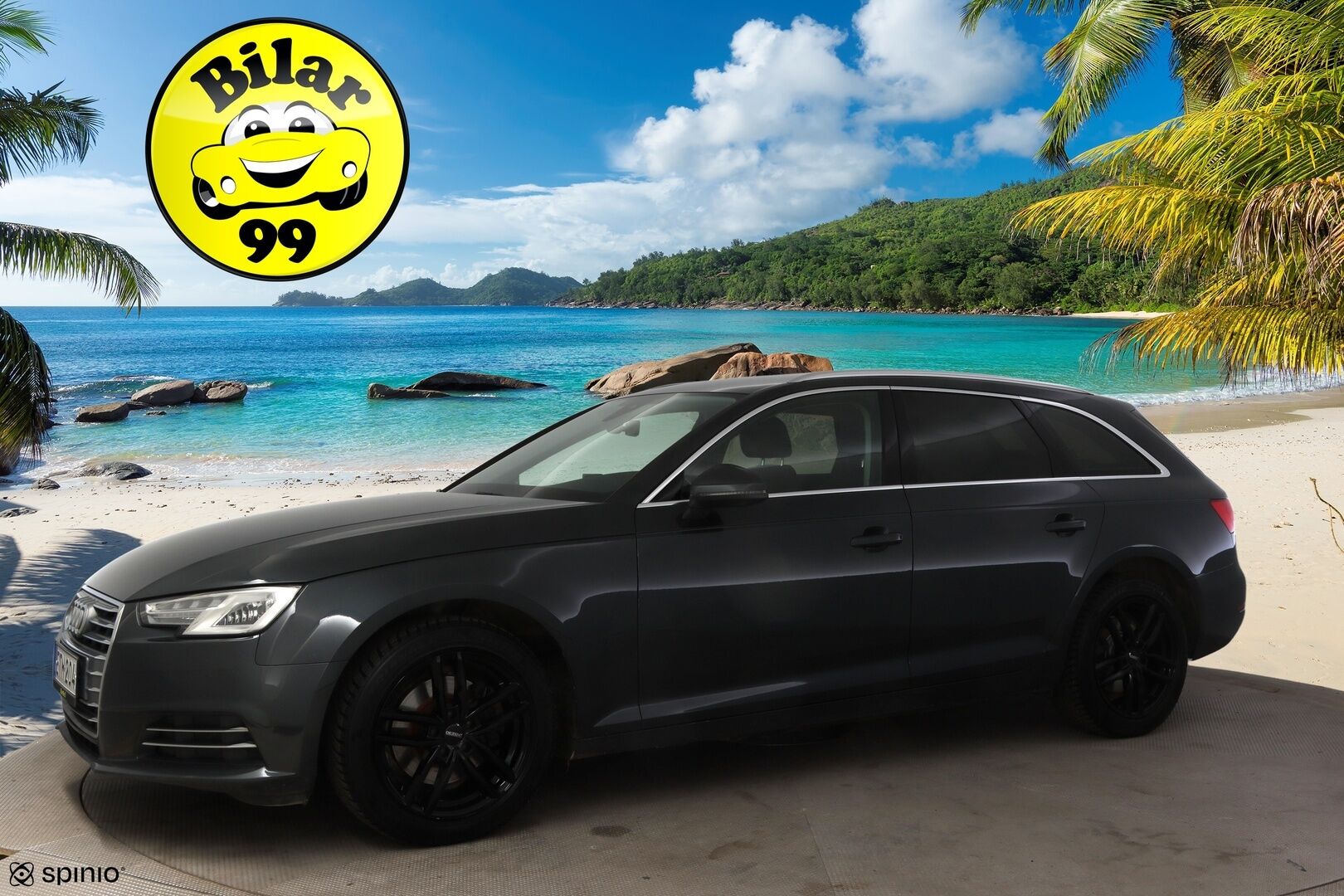 Audi A4 2017 AUDI A4 Avant Business 2,0 TDI 110 kW S tronic * Xenon / Vakkari / P. tutkat / Sähkökontti / Navi * - * Näyttävä tummanharmaa väri! / Lohkolämmitin *