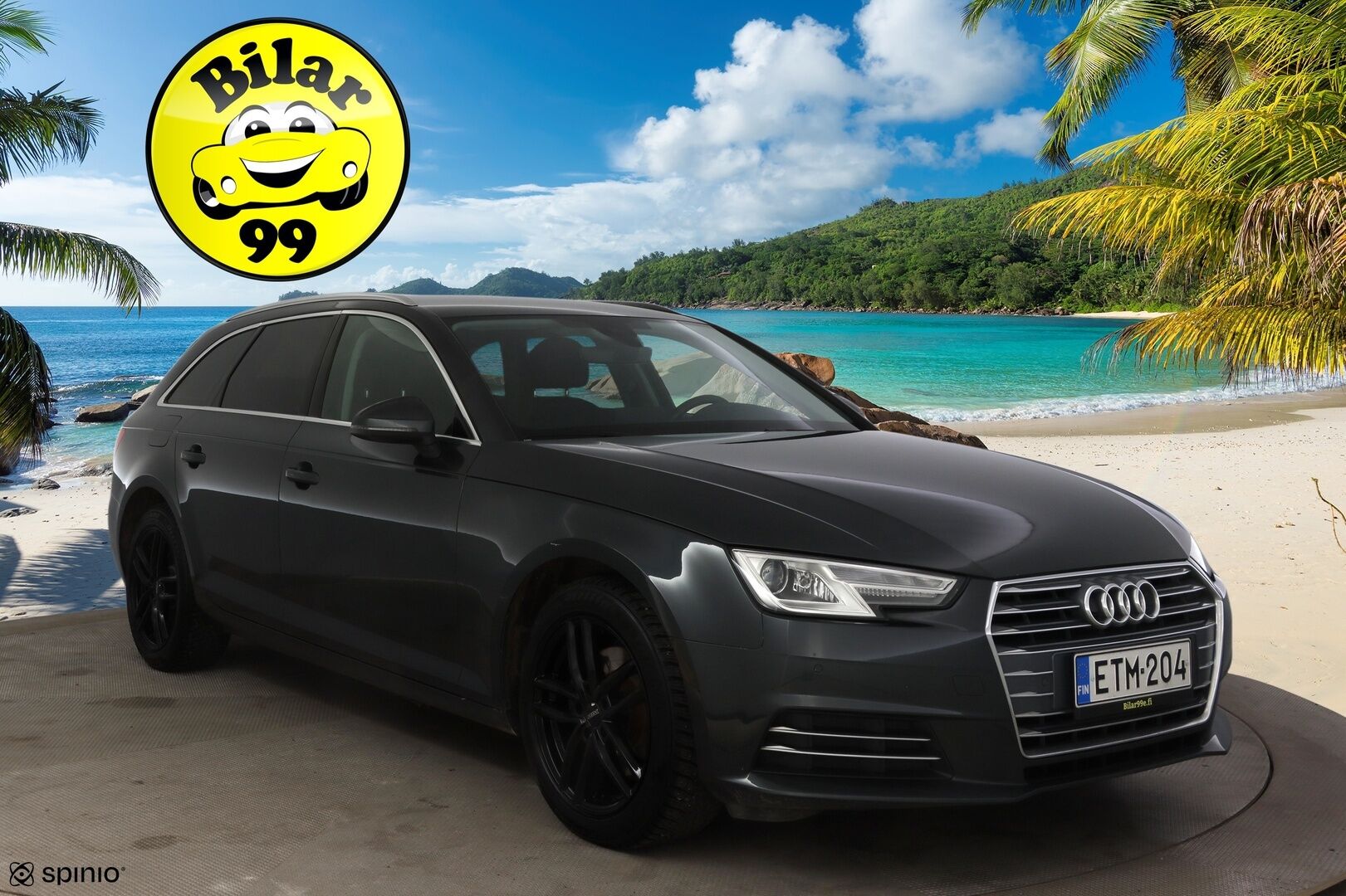 Audi A4 2017 AUDI A4 Avant Business 2,0 TDI 110 kW S tronic * Xenon / Vakkari / P. tutkat / Sähkökontti / Navi * - * Näyttävä tummanharmaa väri! / Lohkolämmitin *