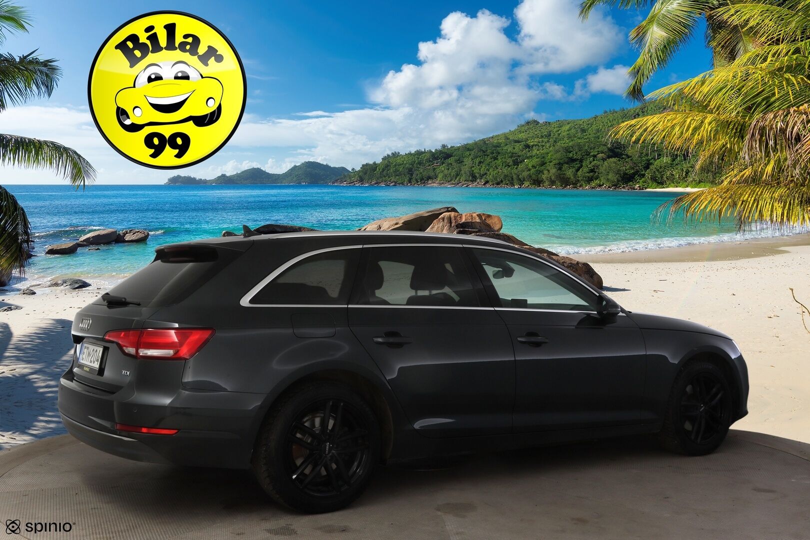 Audi A4 2017 AUDI A4 Avant Business 2,0 TDI 110 kW S tronic * Xenon / Vakkari / P. tutkat / Sähkökontti / Navi * - * Näyttävä tummanharmaa väri! / Lohkolämmitin *