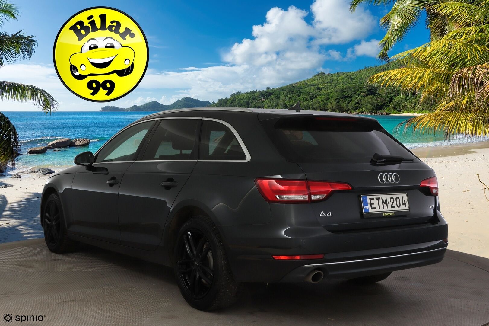 Audi A4 2017 AUDI A4 Avant Business 2,0 TDI 110 kW S tronic * Xenon / Vakkari / P. tutkat / Sähkökontti / Navi * - * Näyttävä tummanharmaa väri! / Lohkolämmitin *