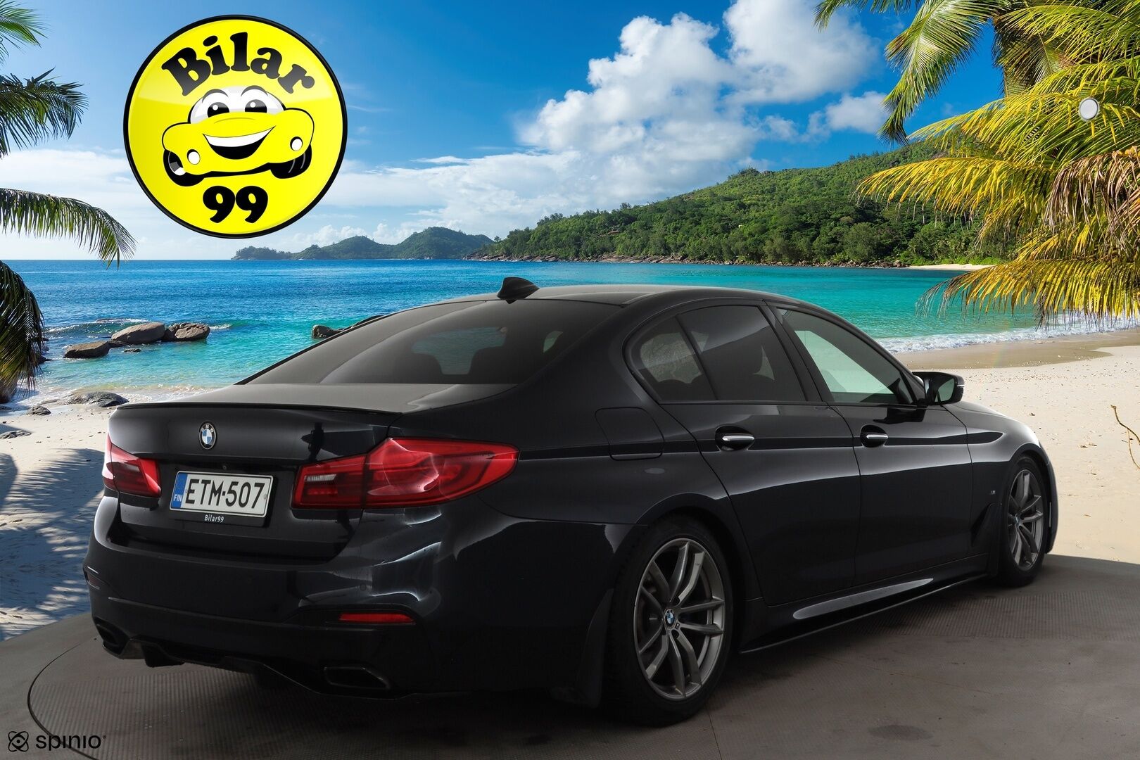 BMW 530 2018 G30 Sedan 530e A iPerformance M-sport * ACC / HUD / Sporttinahat / Sähköpenkit / LED / HIFI / P.Kamera * - Merkkihuollettu / Kahdet renkaat