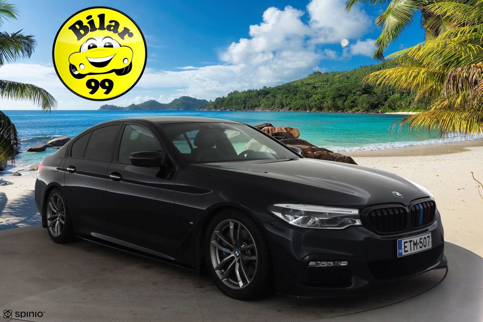 BMW 530 2018 G30 Sedan 530e A iPerformance M-sport * ACC / HUD / Sporttinahat / Sähköpenkit / LED / HIFI / P.Kamera * - Merkkihuollettu / Kahdet renkaat