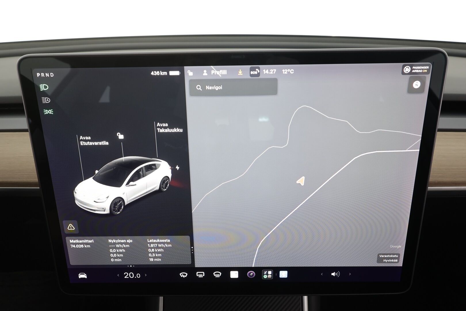 Tesla Model 3 2019 Performance - | ACC | Lasikatto | Premium audio | P.kamera | Sähkönahat | Muistipenkki | Track mode | LED | 2x renkaat aluin | 