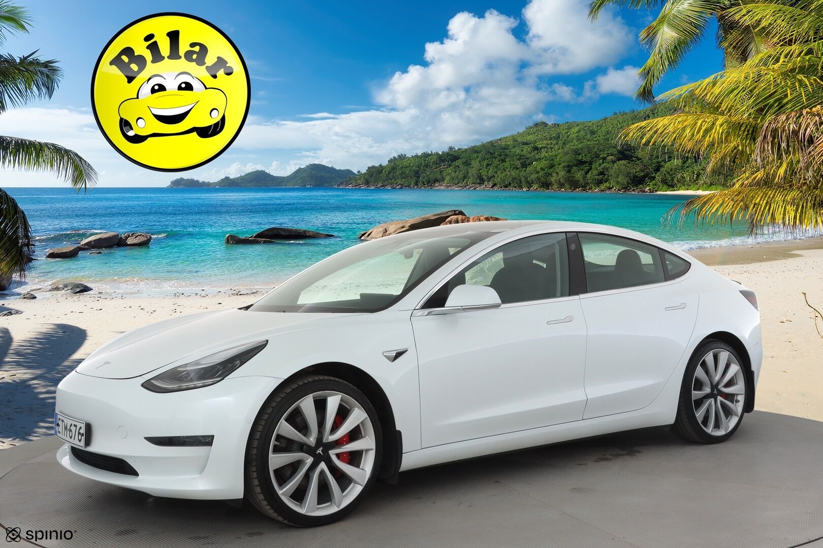 Tesla Model 3 2019 Performance - | ACC | Lasikatto | Premium audio | P.kamera | Sähkönahat | Muistipenkki | Track mode | LED | 2x renkaat aluin | 