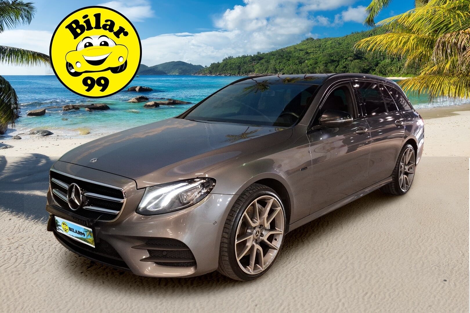 Mercedes-Benz E 2019 300 de A Business AMG Edition EQ Power - Burmester / Panorama / Sportti nahat / P-kamera / LED / BLIS / Widesreen / Vakkari
