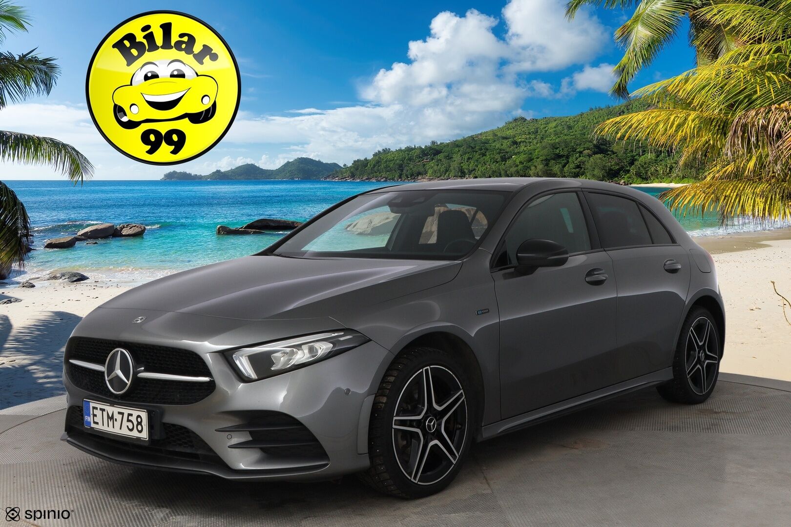 Mercedes-Benz A 2021 250 e A Business AMG EQ Power * Widescreen / Peruutuskamera / Panoraama / Night / CarPlay / Upea väri! - Midline Sound / Lisälämmitin / 2x Renkaat aluvantein!