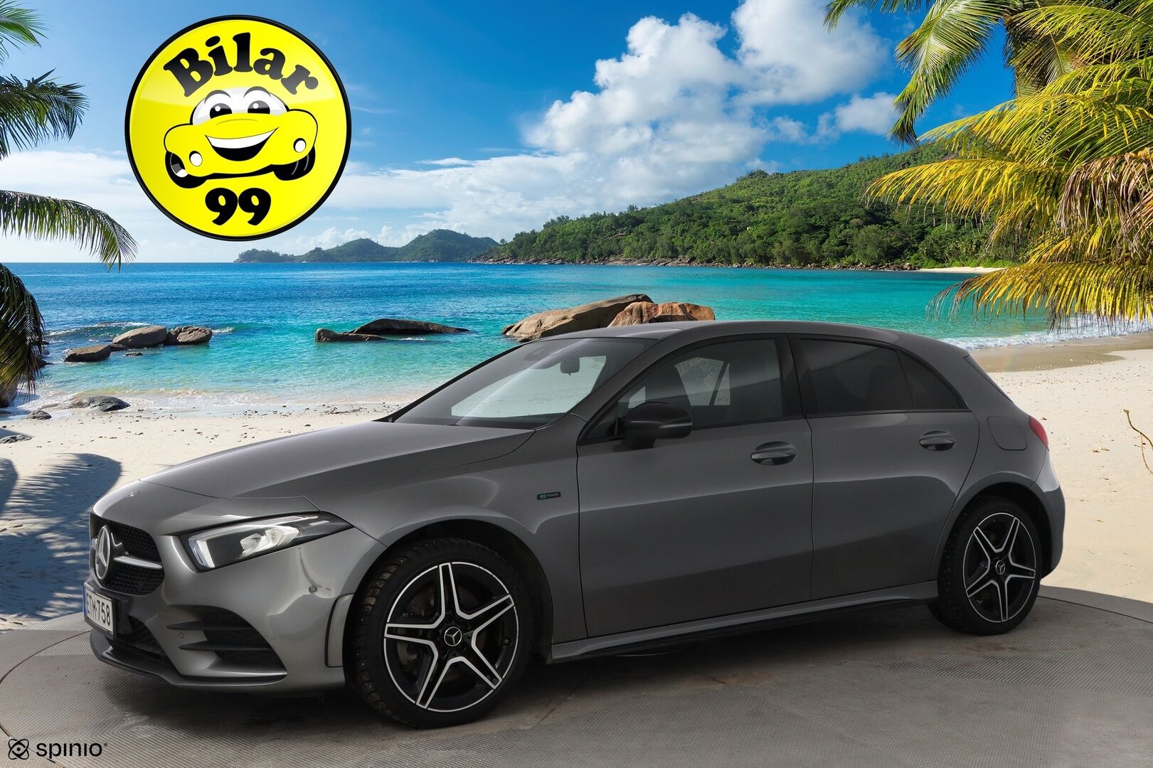 Mercedes-Benz A 2021 250 e A Business AMG EQ Power * Widescreen / Peruutuskamera / Panoraama / Night / CarPlay / Upea väri! - Midline Sound / Lisälämmitin / 2x Renkaat aluvantein!