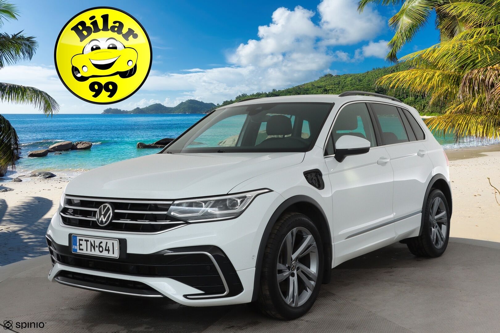 Volkswagen Tiguan 2021 R-Line eHybrid 180 kW DSG-autm **Adapt.vakkari / Matrix LED / P.tutkat / Digimittaristo / Sporttipenkit / KeylessGo** - Akku kuntotarkastettu / Suomi-auto / Kahdet renkaat aluvanteilla