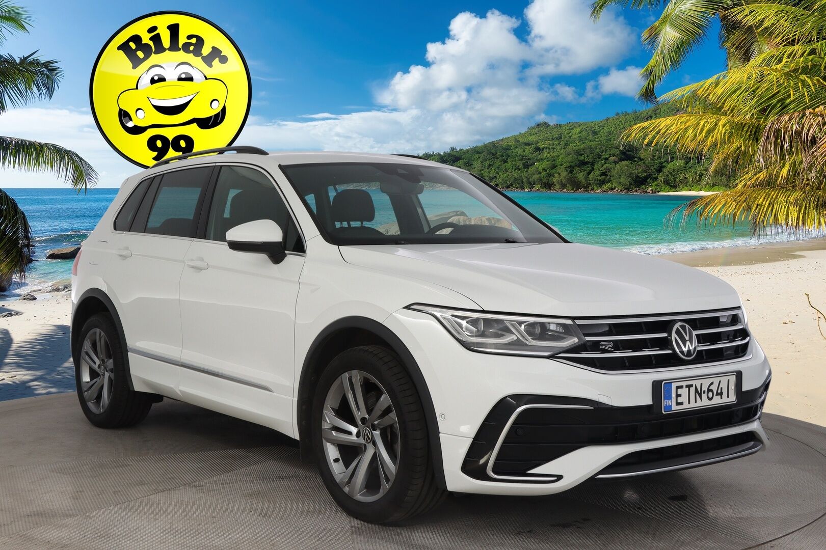 Volkswagen Tiguan 2021 R-Line eHybrid 180 kW DSG-autm **Adapt.vakkari / Matrix LED / P.tutkat / Digimittaristo / Sporttipenkit / KeylessGo** - Akku kuntotarkastettu / Suomi-auto / Kahdet renkaat aluvanteilla