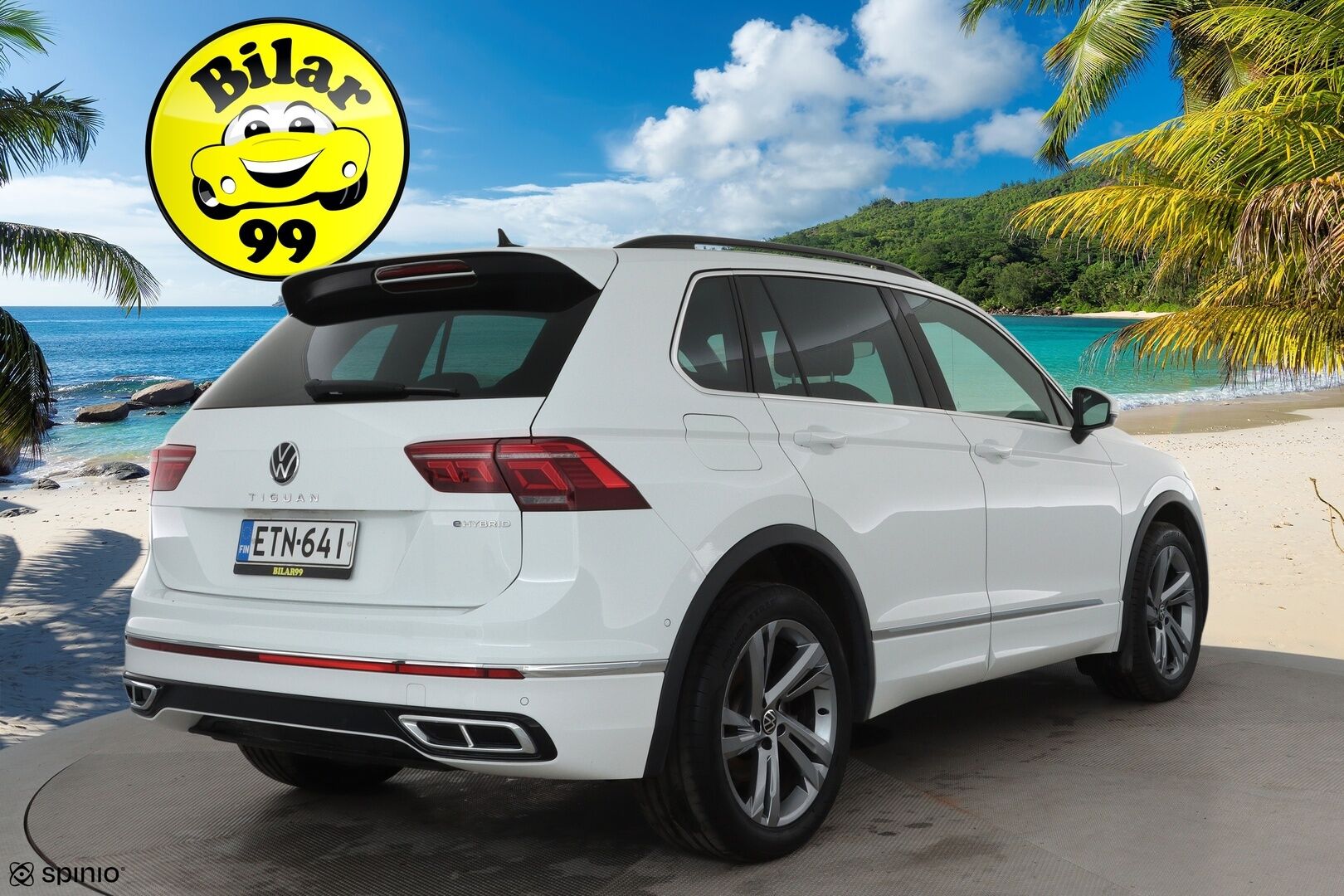 Volkswagen Tiguan 2021 R-Line eHybrid 180 kW DSG-autm **Adapt.vakkari / Matrix LED / P.tutkat / Digimittaristo / Sporttipenkit / KeylessGo** - Akku kuntotarkastettu / Suomi-auto / Kahdet renkaat aluvanteilla
