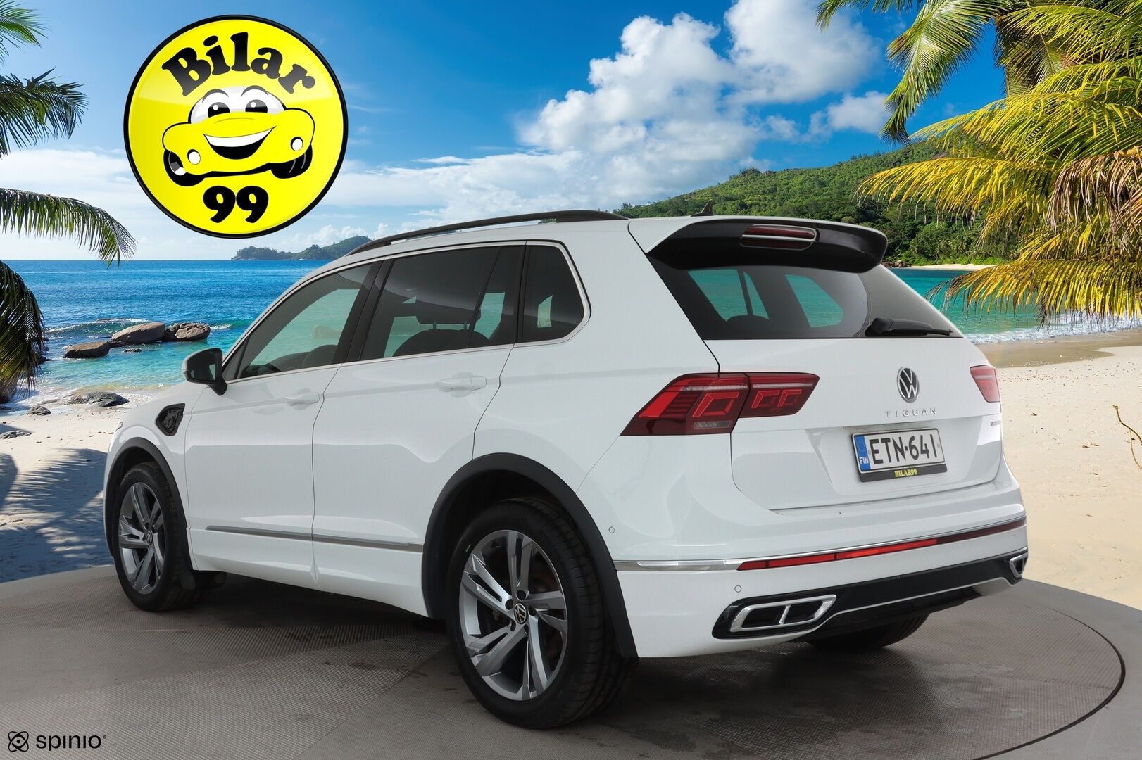 Volkswagen Tiguan 2021 R-Line eHybrid 180 kW DSG-autm **Adapt.vakkari / Matrix LED / P.tutkat / Digimittaristo / Sporttipenkit / KeylessGo** - Akku kuntotarkastettu / Suomi-auto / Kahdet renkaat aluvanteilla
